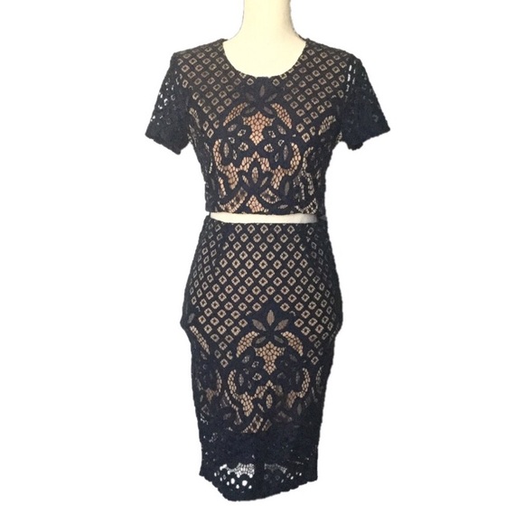 ANGL Dresses & Skirts - 🎉Host Pick 🎉Floral Lace Two Piece Set